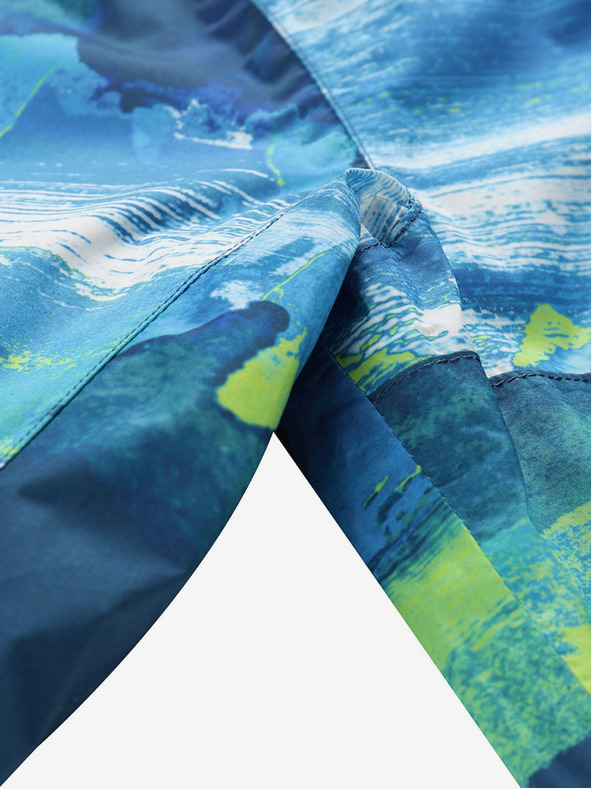 ALPINE PRO Zeleno-modra fantovska zunanja jakna ALPINE PRO ZEREDO