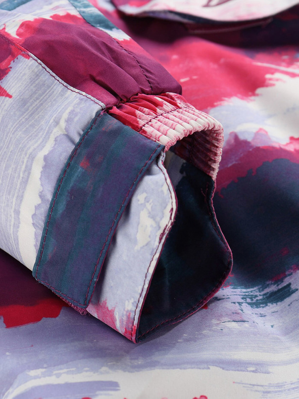 ALPINE PRO Siva in roza dekliška zunanja jakna ALPINE PRO ZEREDO