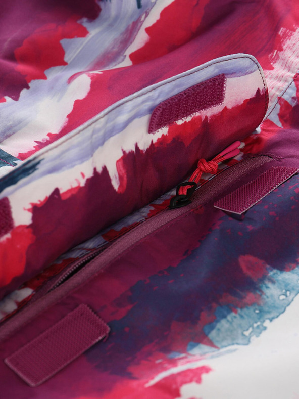 ALPINE PRO Siva in roza dekliška zunanja jakna ALPINE PRO ZEREDO