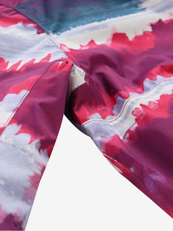 ALPINE PRO Siva in roza dekliška zunanja jakna ALPINE PRO ZEREDO