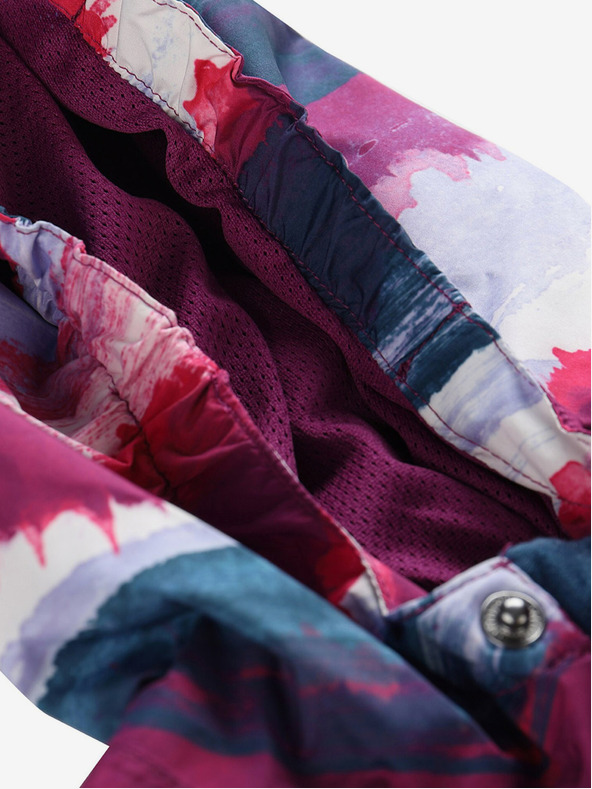 ALPINE PRO Siva in roza dekliška zunanja jakna ALPINE PRO ZEREDO