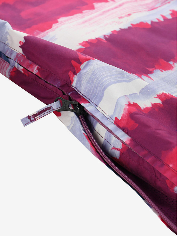 ALPINE PRO Siva in roza dekliška zunanja jakna ALPINE PRO ZEREDO