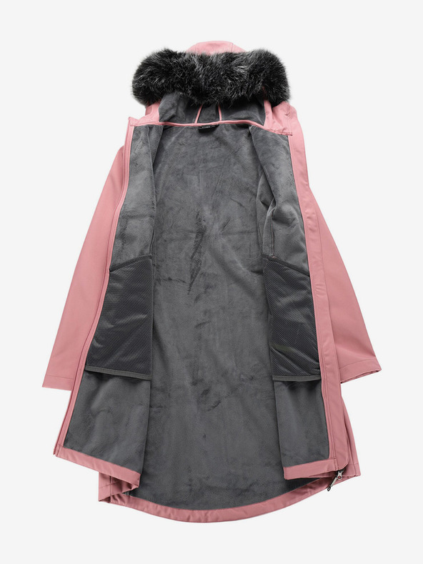 ALPINE PRO Roza ženski softshell plašč s kapuco ALPINE PRO IBORA