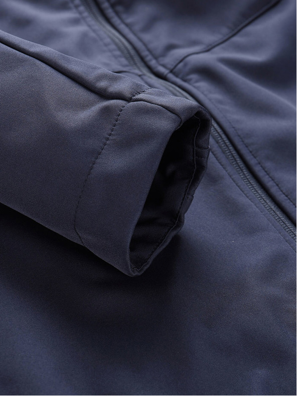 ALPINE PRO Temno moder ženski softshell plašč s kapuco ALPINE PRO IBORA