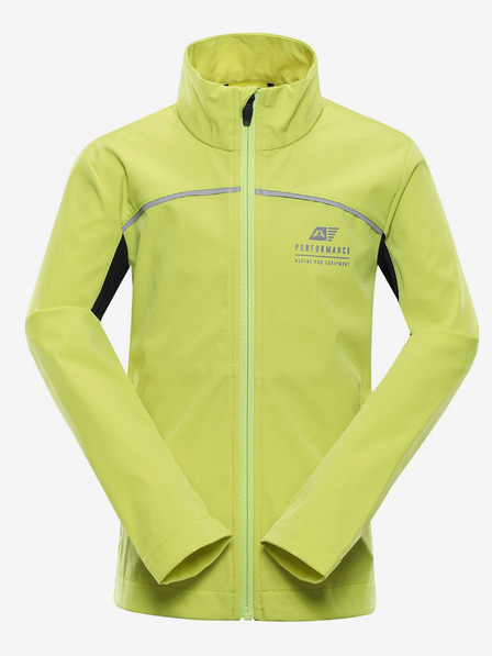 ALPINE PRO ALPINE PRO Geroco svetlo zelena otroška softshell jakna