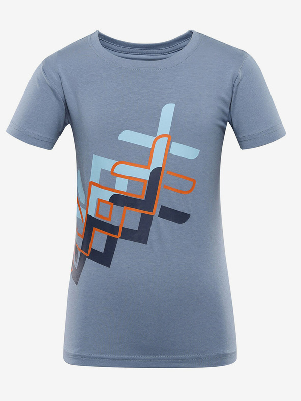 NAX Svetlomodra otroška majica NAX ILBO