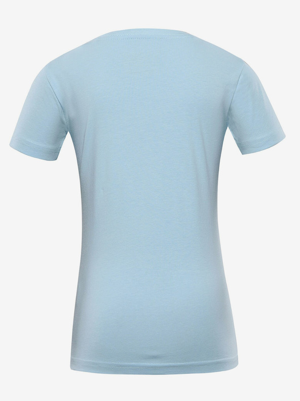 NAX Svetlomodra otroška majica s potiskom NAX ZALDO