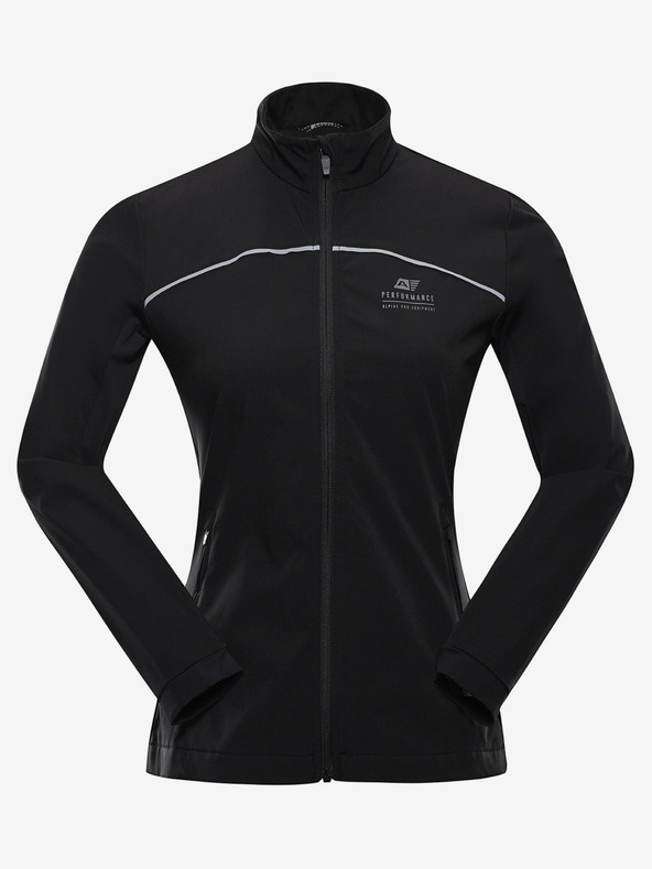 ALPINE PRO Črna ženska softshell jakna ALPINE PRO Geroca