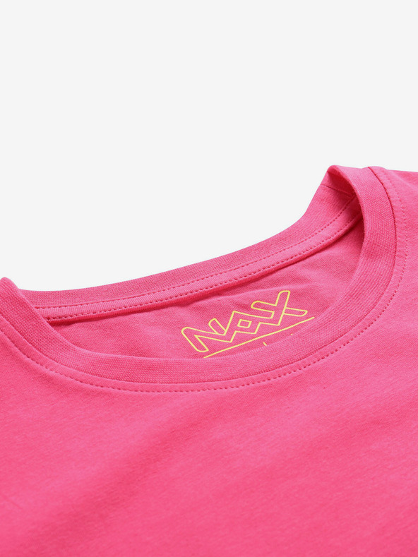 NAX Temno roza ženska osnovna majica NAX DELENA