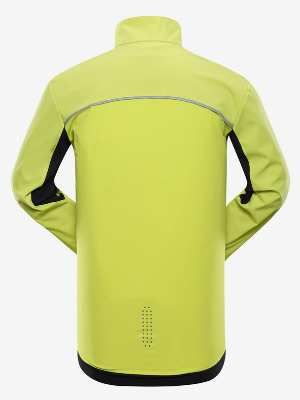 ALPINE PRO Neonsko zelena moška softshell jakna ALPINE PRO Geroc