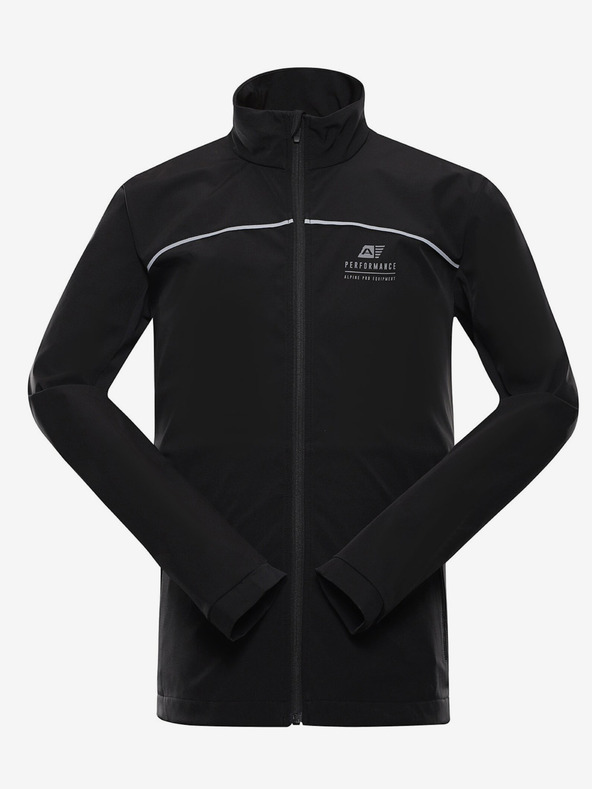 ALPINE PRO Črna moška softshell jakna ALPINE PRO Geroc