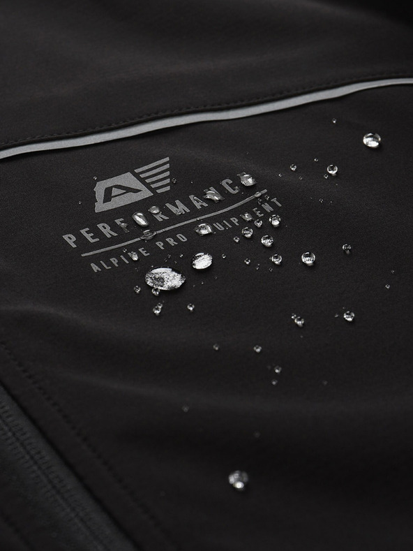 ALPINE PRO Črna moška softshell jakna ALPINE PRO Geroc
