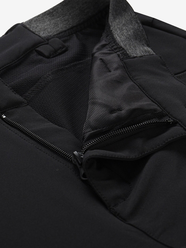 ALPINE PRO Črne moške hlače za na prostem ALPINE PRO Ramel