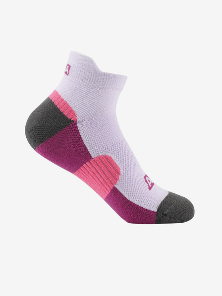 ALPINE PRO Roza in vijolične unisex nogavice z antibakterijsko obdelavo ALPINE PRO CERAHE