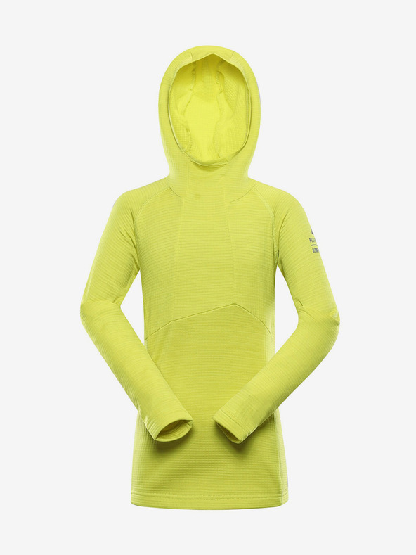 ALPINE PRO Neonsko zelena otroška funkcionalna majica ALPINE PRO Gorfo