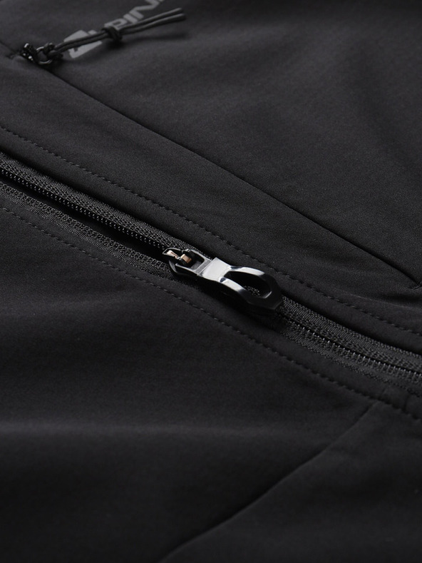 ALPINE PRO Črni moški telovnik iz softshell materiala ALPINE PRO WERS