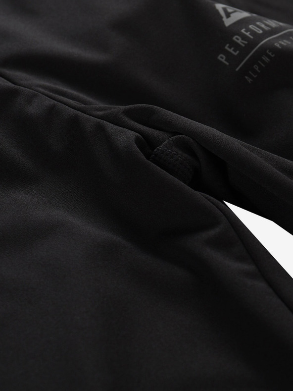 ALPINE PRO Črne otroške softshell hlače ALPINE PRO Abaro
