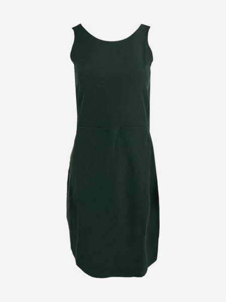 ALPINE PRO Temno zelena ženska obleka ALPINE PRO Vilema