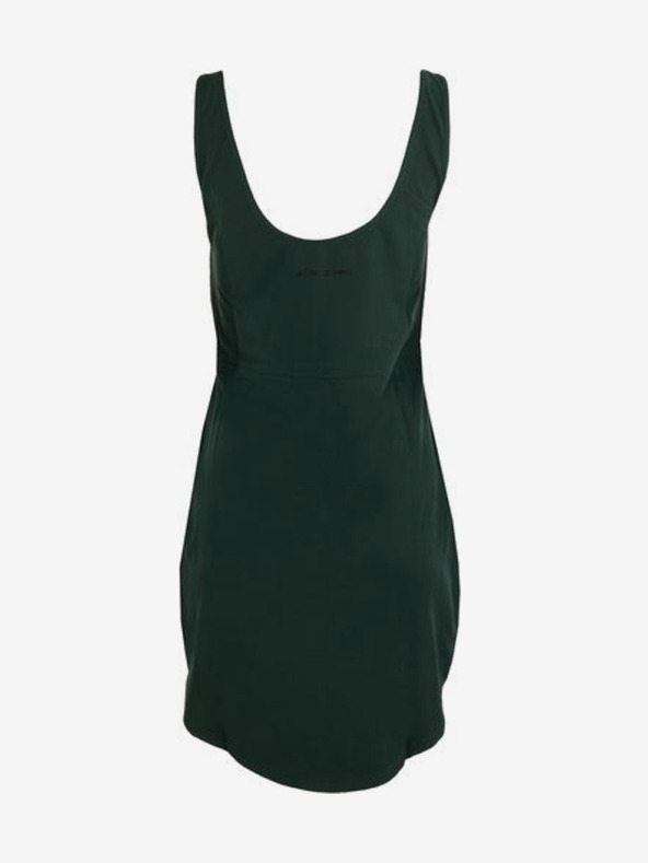 ALPINE PRO Temno zelena ženska obleka ALPINE PRO Vilema