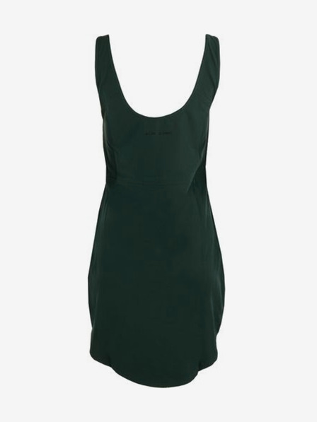 ALPINE PRO Temno zelena ženska obleka ALPINE PRO Vilema