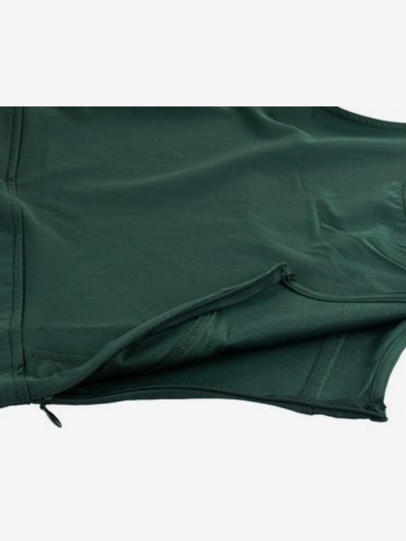 ALPINE PRO Temno zelena ženska obleka ALPINE PRO Vilema