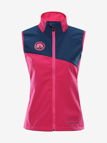 ALPINE PRO Temno roza ženska softshell jakna ALPINE PRO Wersa