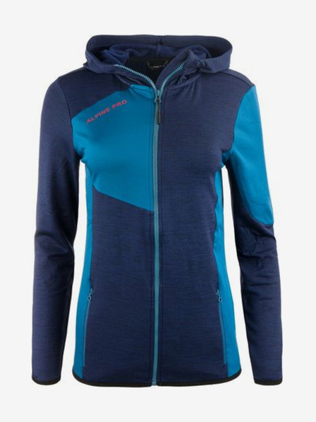 ALPINE PRO Modra ženska športna majica ALPINE PRO Johera