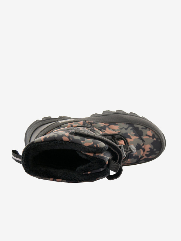 ALPINE PRO Črni vzorčeni otroški snežaki Alpine Pro Lando