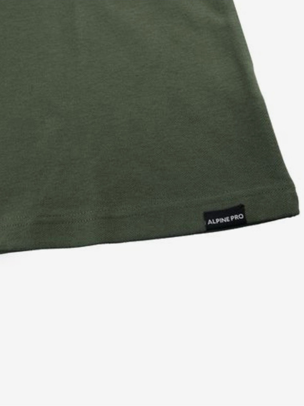 ALPINE PRO Temno zelena ženska obleka ALPINE PRO Langa