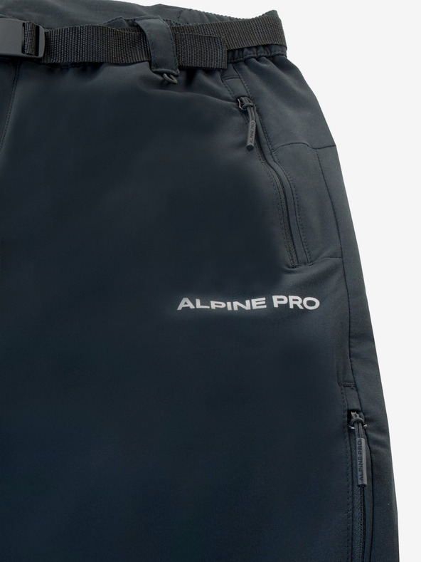 ALPINE PRO Črne moške hlače ALPINE PRO Okem