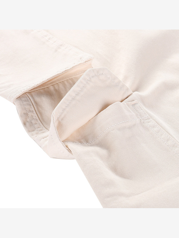 NAX Bež ženske široke hlače NAX Serda