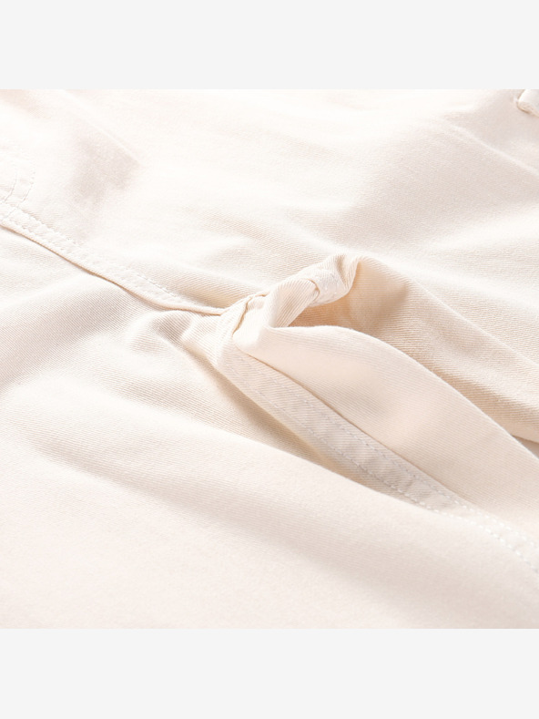 NAX Bež ženske široke hlače NAX Serda