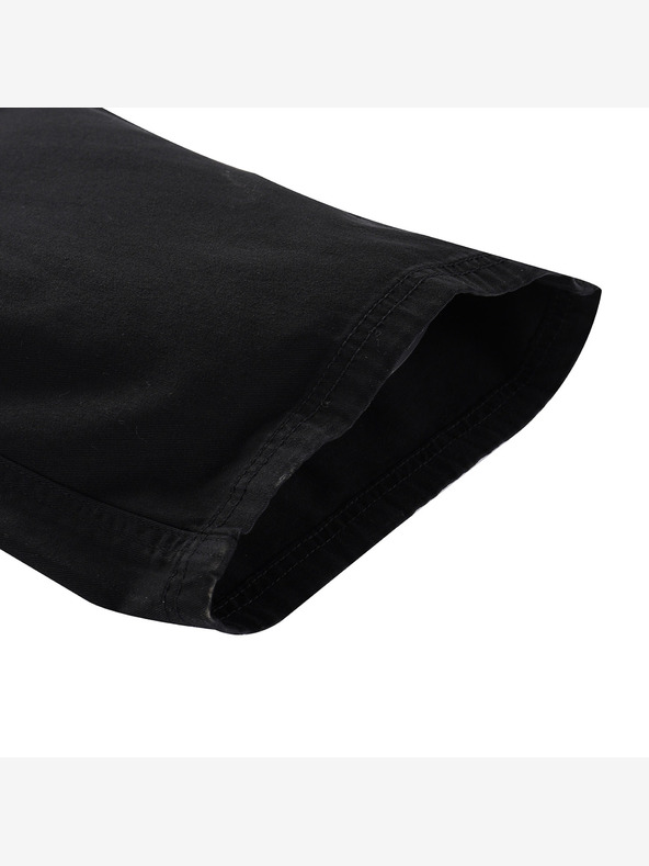 NAX Črne ženske široke tovorne hlače NAX Serda