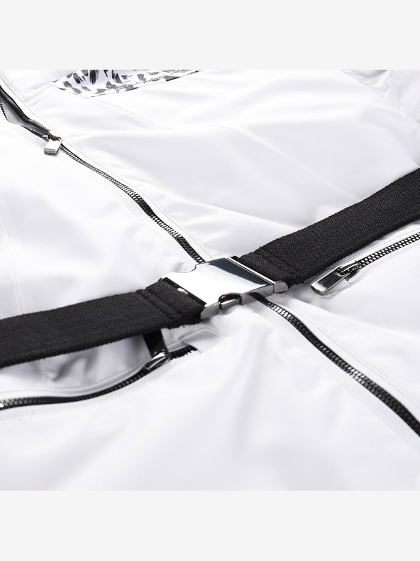 ALPINE PRO Ženski smučarski plašč z membrano PTX ALPINE PRO OLADA bela pb