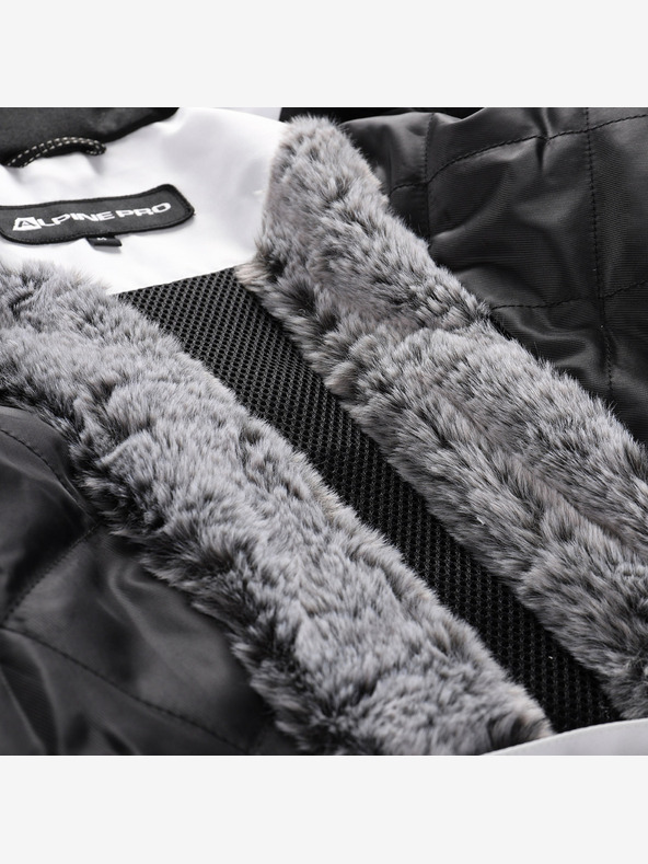 ALPINE PRO Ženski smučarski plašč z membrano PTX ALPINE PRO OLADA bela pb