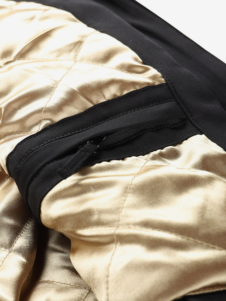 ALPINE PRO Ženska softshell smučarska jakna z membrano ALPINE PRO DOWELA črna