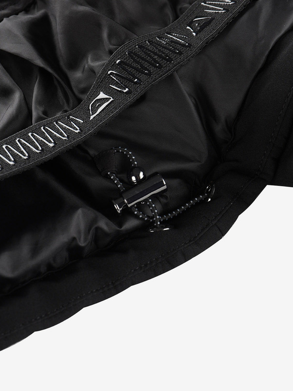 ALPINE PRO Ženska softshell smučarska jakna z membrano ALPINE PRO DOWELA črna