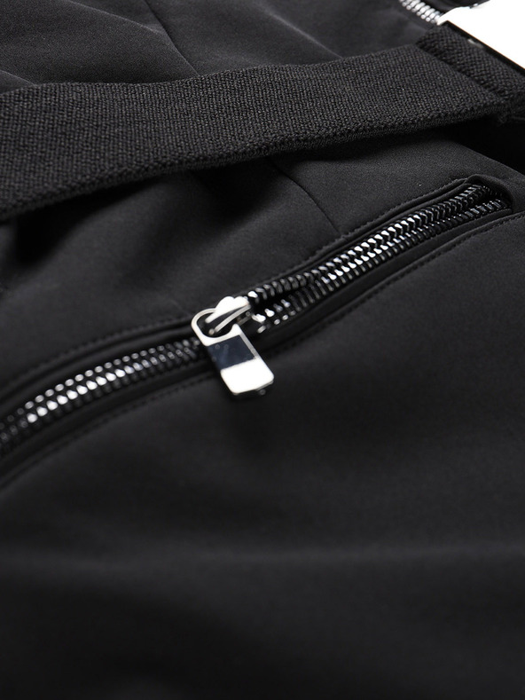 ALPINE PRO Ženska softshell smučarska jakna z membrano ALPINE PRO DOWELA črna