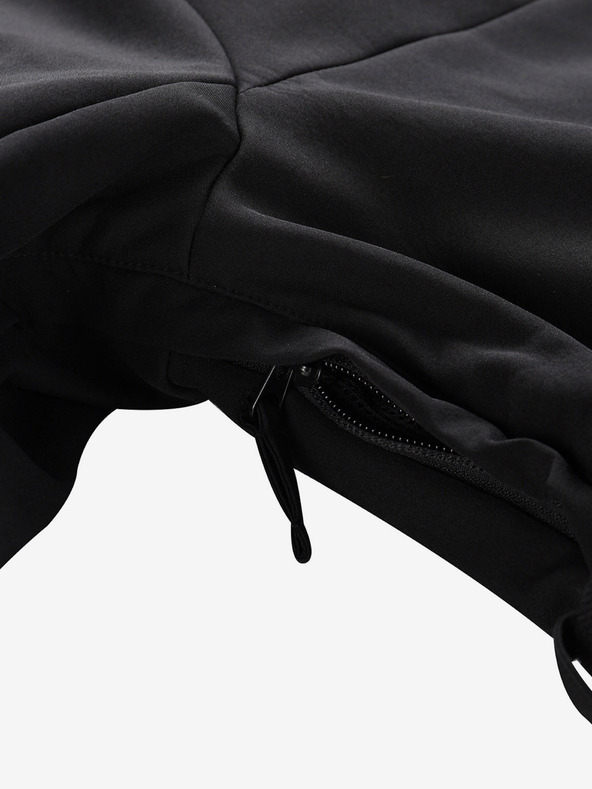 ALPINE PRO Ženska softshell smučarska jakna z membrano ALPINE PRO DOWELA črna