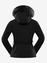 ALPINE PRO Ženska softshell smučarska jakna z membrano ALPINE PRO DOWELA črna