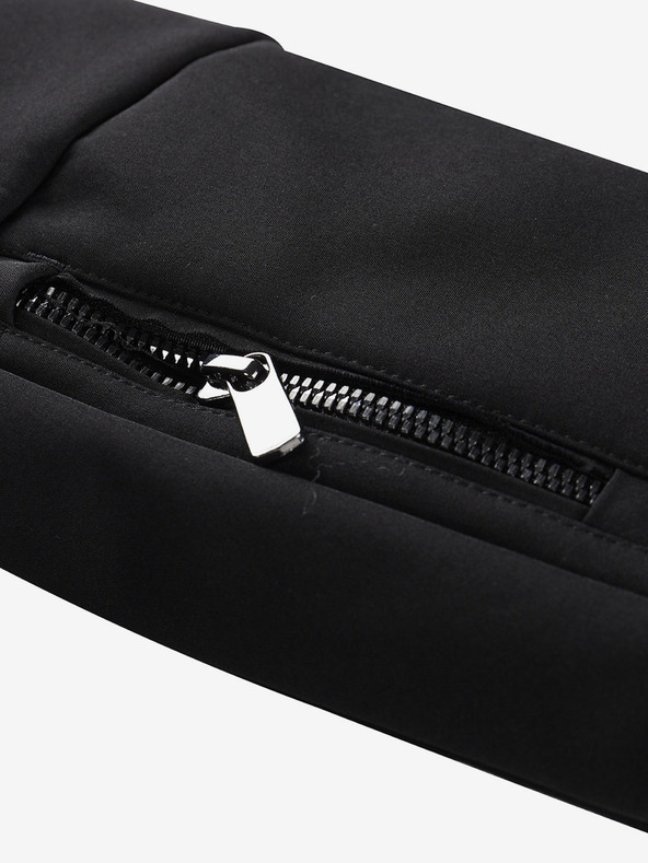 ALPINE PRO Ženska softshell smučarska jakna z membrano ALPINE PRO DOWELA črna