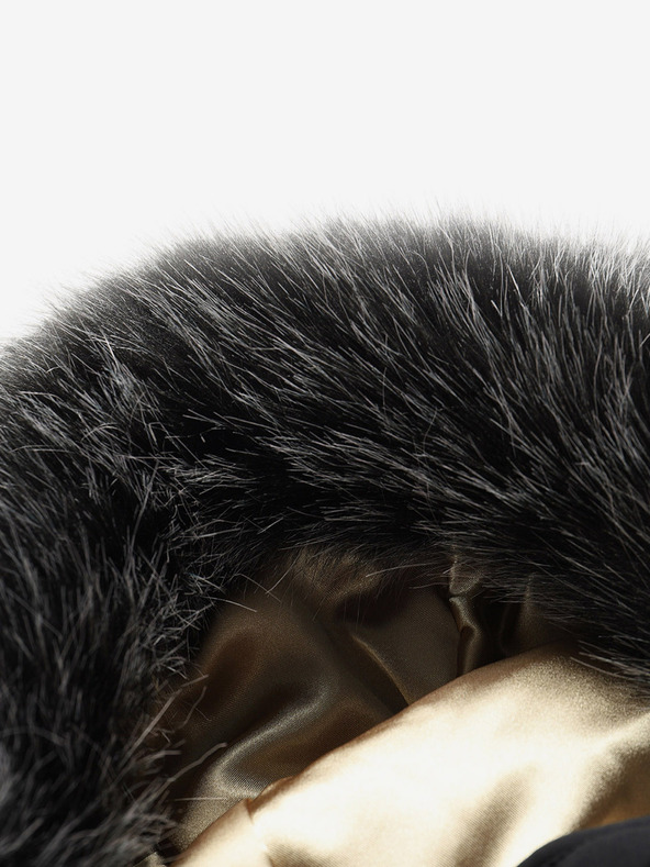 ALPINE PRO Ženska softshell smučarska jakna z membrano ALPINE PRO DOWELA črna