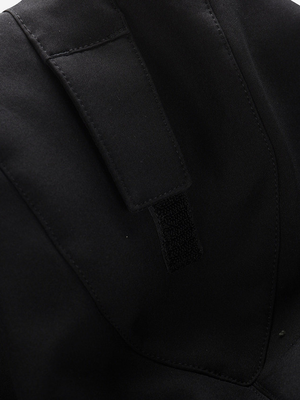 ALPINE PRO Ženska softshell smučarska jakna z membrano ALPINE PRO DOWELA črna