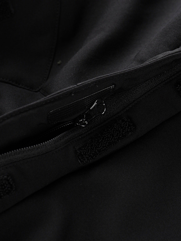 ALPINE PRO Ženska softshell smučarska jakna z membrano ALPINE PRO DOWELA črna