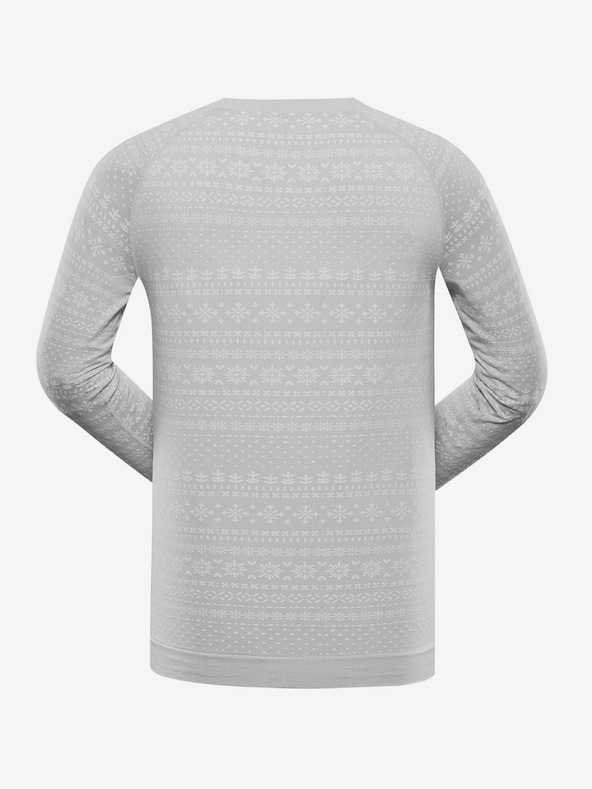 ALPINE PRO Moško hitro sušeče spodnje perilo - majica ALPINE PRO AMBOS dk.true siva