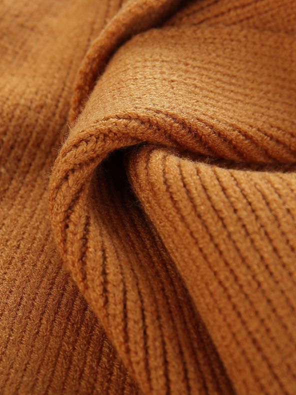 ALPINE PRO Pleten šal ALPINE PRO ESKARNE 2 zlati hrast