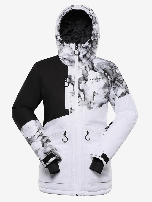 ALPINE PRO Ženska smučarska jakna z ptx membrano ALPINE PRO UZERA bela pb