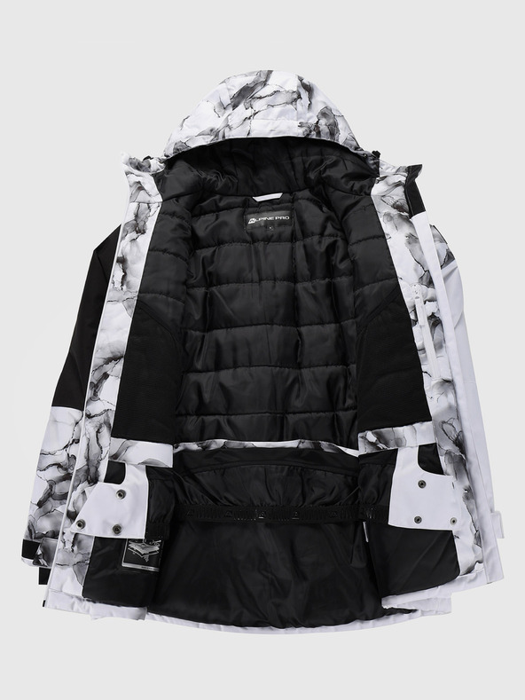 ALPINE PRO Ženska smučarska jakna z ptx membrano ALPINE PRO UZERA bela pb