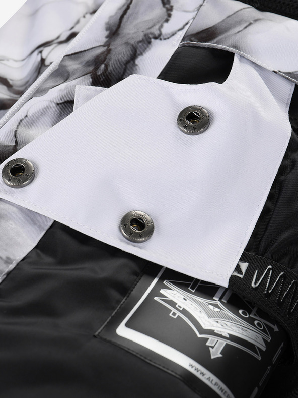 ALPINE PRO Ženska smučarska jakna z ptx membrano ALPINE PRO UZERA bela pb