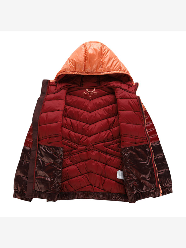 ALPINE PRO Otroška jopa ALPINE PRO ROGO breskovo rožnata